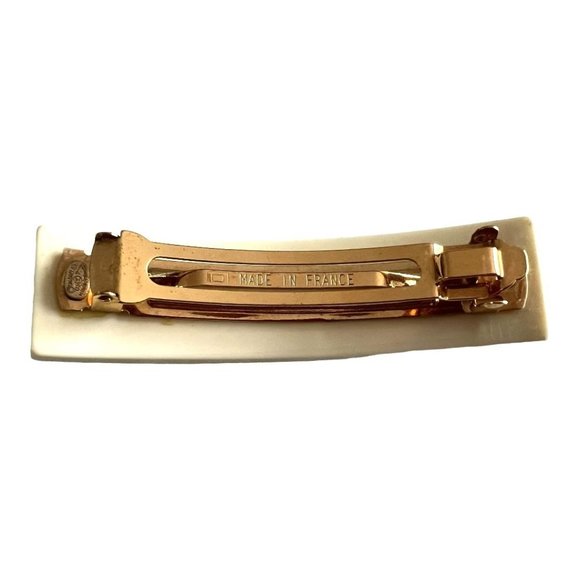 CHANEL Striped Barrette/Hair Clip #1256 - Picture 5 of 8